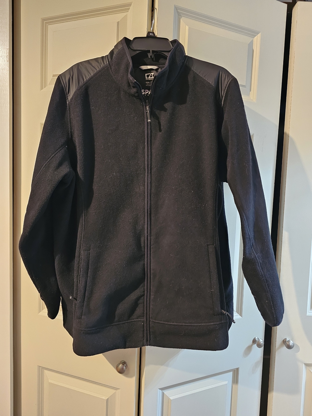 Cutter & Buck Black Spark Systems Fleece Jacket Xxxl